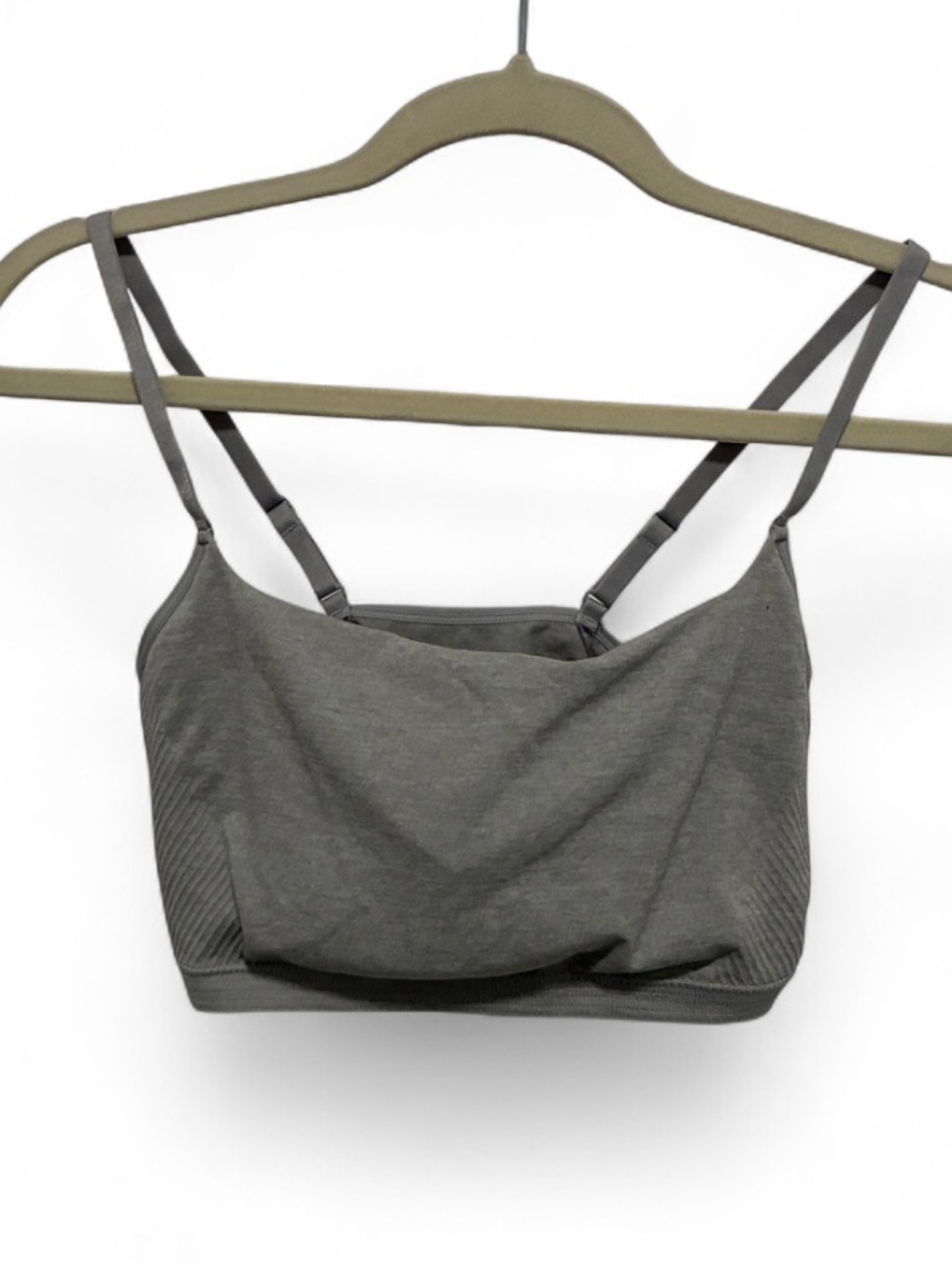 Auden Lightly Lined Seamless Grey Bralette